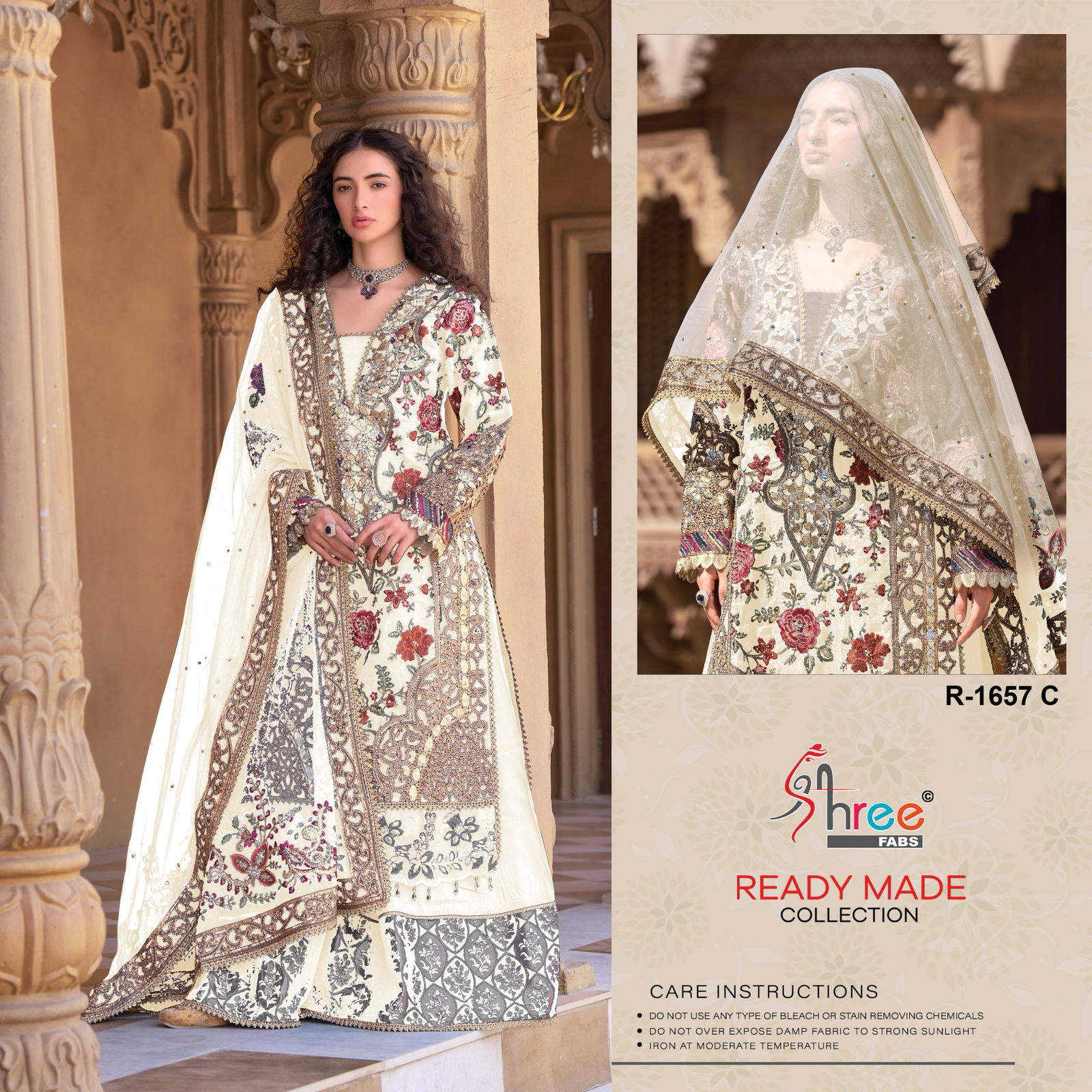 R 1657 By Shree Organza Pakistani Readymade Suits Wholesalers In Delhi
